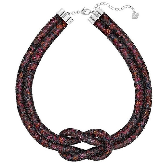 NEW Swarovski Knot Crystal Chocker & Bracelet SET - Picture 3 of 8